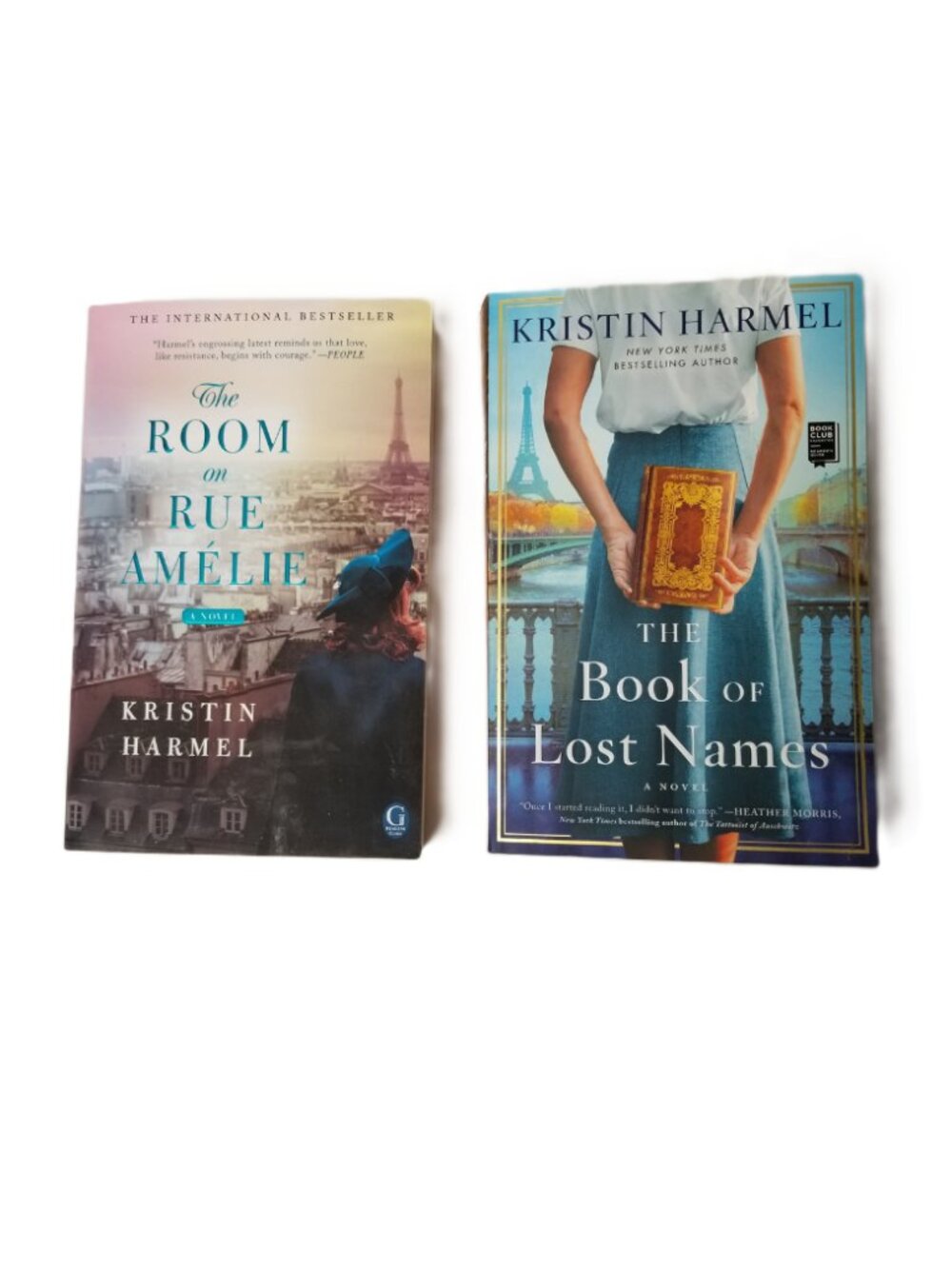Kristin Harmel Book Lot 2 Room on Rue Amelie Book of Lost Names